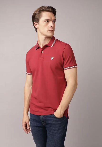 Polo AMERICAN EAGLE Borgoña