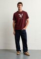 Camiseta AMERICAN EAGLE Borgoña de American Eagle
