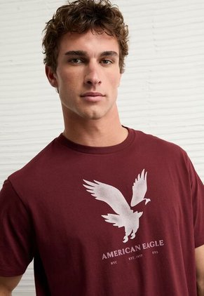 Camiseta AMERICAN EAGLE Borgoña