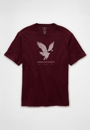 Camiseta AMERICAN EAGLE Borgoña