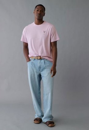 Camiseta AMERICAN EAGLE Lila