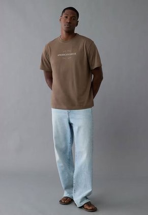 Camiseta AMERICAN EAGLE Café