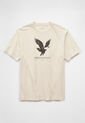 Camiseta AMERICAN EAGLE Beige de American Eagle