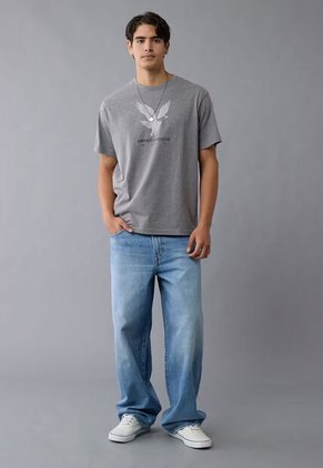 Camiseta AMERICAN EAGLE Gris