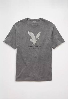 Camiseta AMERICAN EAGLE Gris
