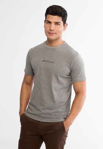 Camiseta Gris-Negro AMERICAN EAGLE