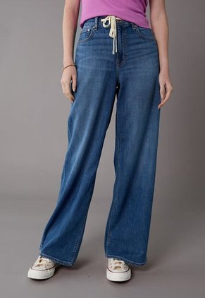 Jean AMERICAN EAGLE Baggy Fit Índigo Medio