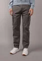 Pantalón Cargo AMERICAN EAGLE Lived - In  Fit Gris de American Eagle