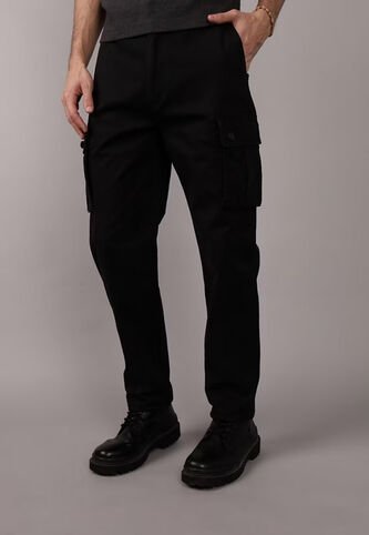 Pantalón Cargo AMERICAN EAGLE Lived - In  Fit Negro American Eagle