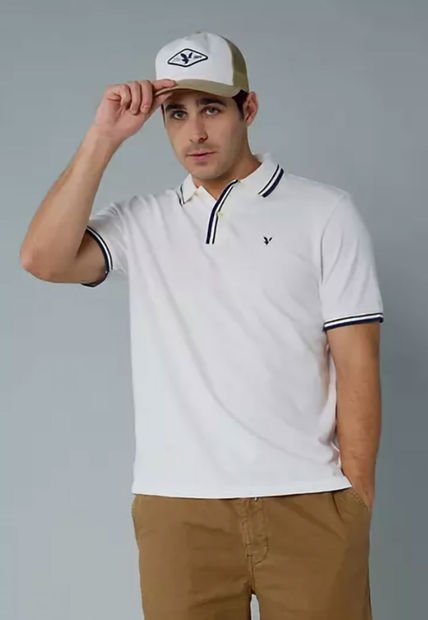 Polo AMERICAN EAGLE Marfil