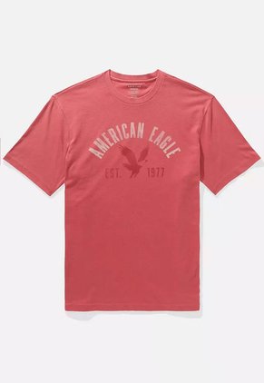 Camiseta AMERICAN EAGLE Rojo