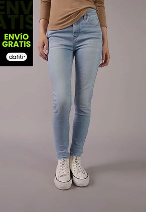 Jean AMERICAN EAGLE Skinny Fit Índigo Claro