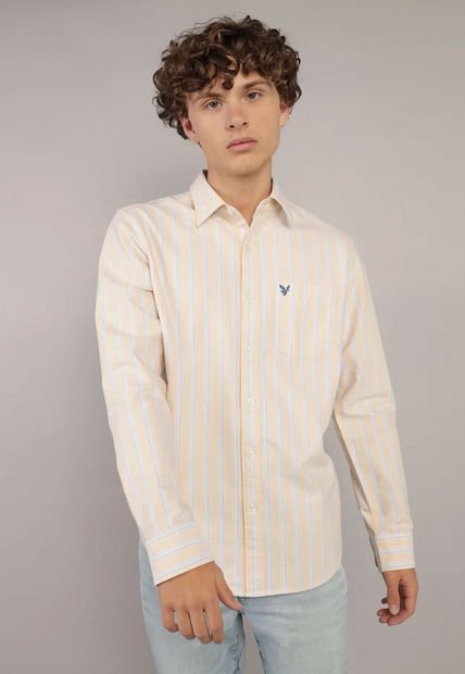 Camisa AMERICAN EAGLE Amarillo