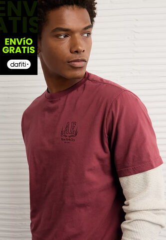 Camiseta AMERICAN EAGLE  Rojo American Eagle
