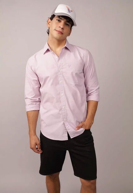 Camisa AMERICAN EAGLE Lila