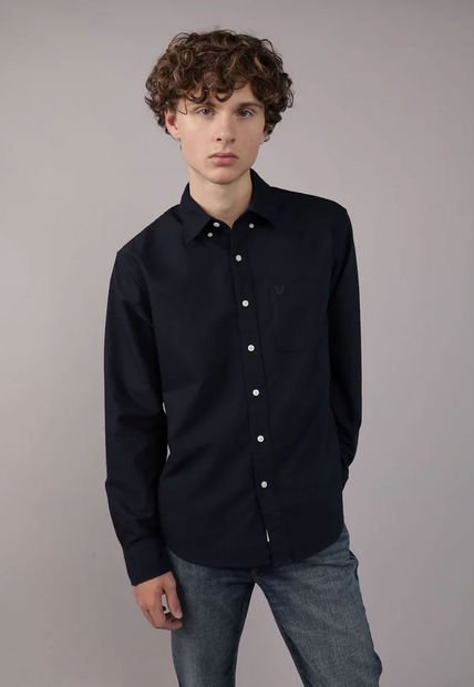Camisa AMERICAN EAGLE Negro