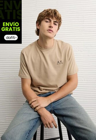 Camiseta AMERICAN EAGLE  Café American Eagle