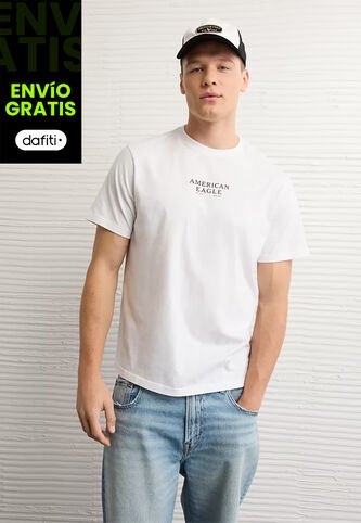 Camiseta AMERICAN EAGLE  Blanco American Eagle