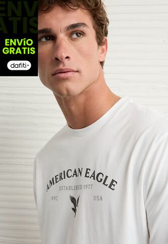 Camisa AMERICAN EAGLE Blanco American Eagle