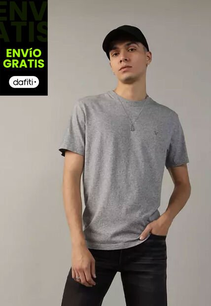 Camiseta AMERICAN EAGLE Gris