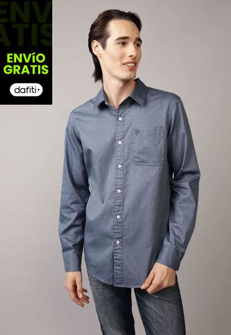 Camisa AMERICAN EAGLE Azul American Eagle