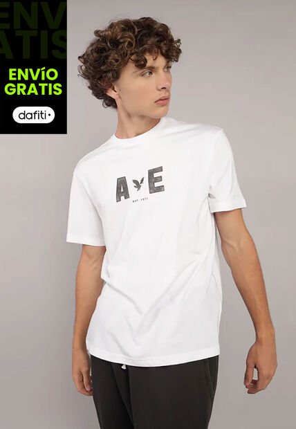 Camiseta AMERICAN EAGLE Blanco