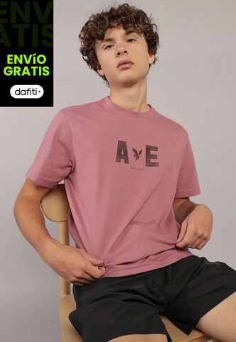Camiseta AMERICAN EAGLE Rosa American Eagle