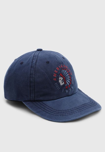 Gorra Azul Navy-Rojo Americanino