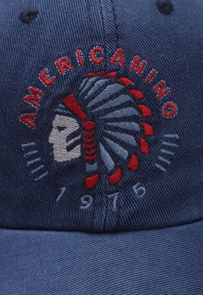 Gorra Azul Navy-Rojo Americanino