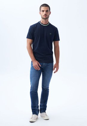 Camiseta Azul Americanino