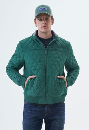 Chaqueta Acolchada Verde Americanino