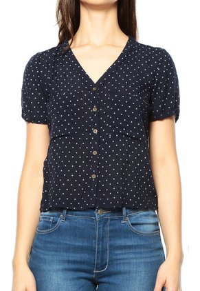 Blusa Azul Oscuro Americanino