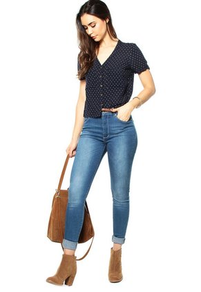 Blusa Azul Oscuro Americanino