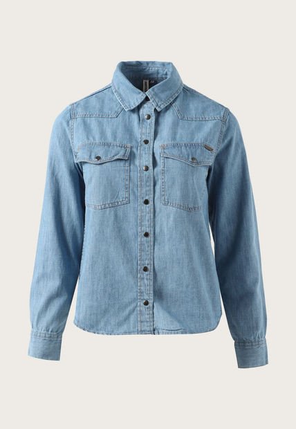 Camisa Azul Claro Americanino