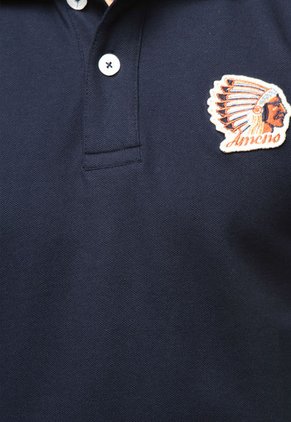 Camiseta Polo Azul Americanino