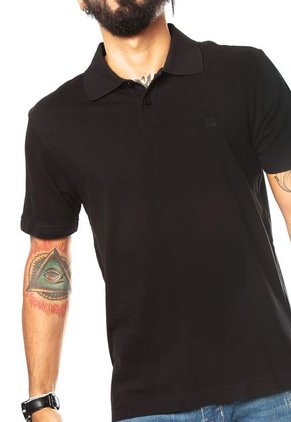 Camiseta Polo Negra Americanino