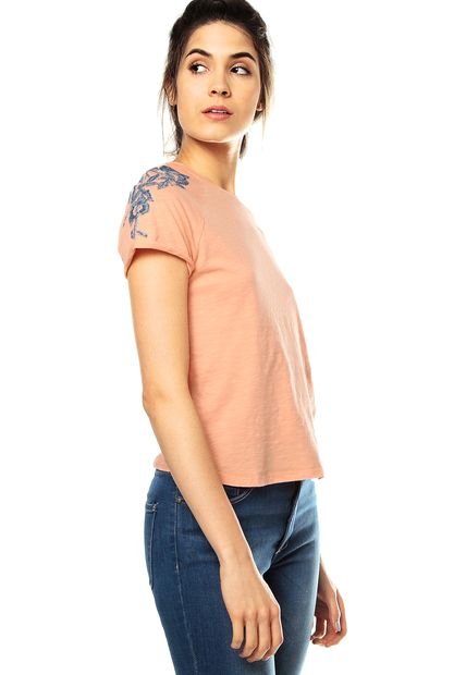 Camiseta Naranja Claro Americanino