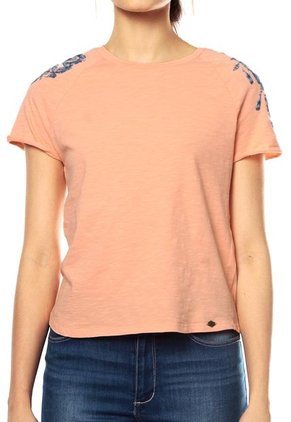 Camiseta Naranja Claro Americanino