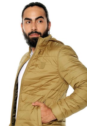 Chaqueta Caqui Doble Faz- Verde Americanino