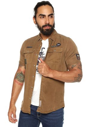Camisa Caqui Americanino