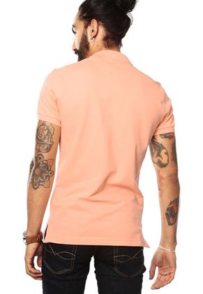 Camiseta Polo Naranja Claro Americanino