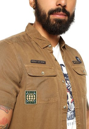 Camisa Caqui Americanino