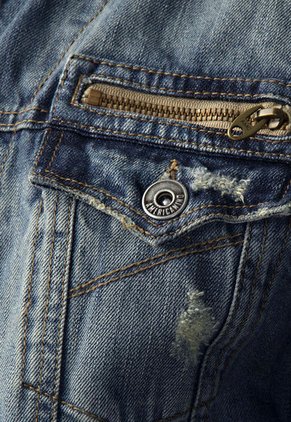 Chaqueta Americanino Azul Medio