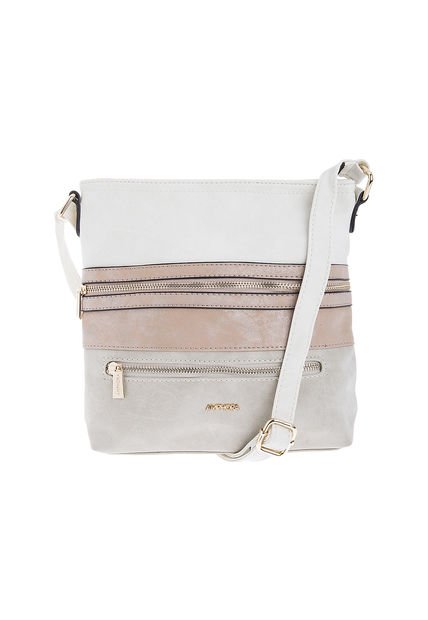 Bolso Blanco Perla-Palo Rosa Amphora