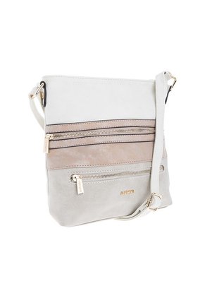 Bolso Blanco Perla-Palo Rosa Amphora