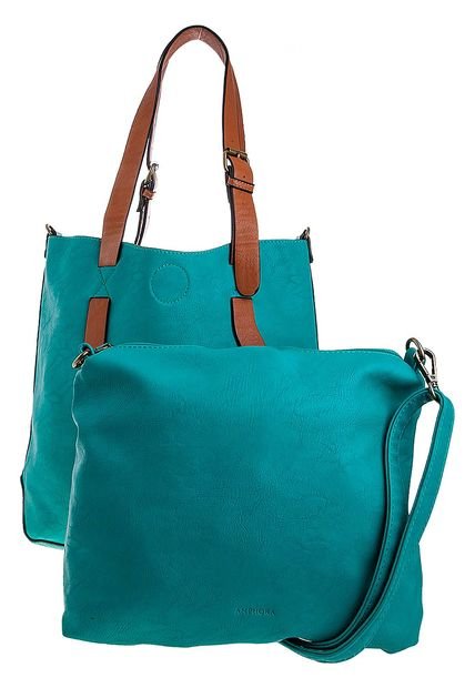 Bolso verde Esmeralda-Camel AMPHORA