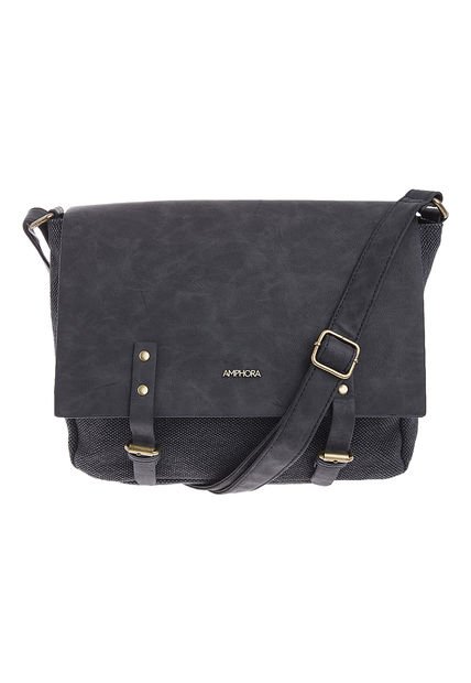 Bolso Manos Libres Negro Amphora