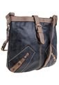 Bolso Manos Libres Negro-Café AMPHORA de Amphora