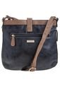 Bolso Manos Libres Negro-Café AMPHORA de Amphora