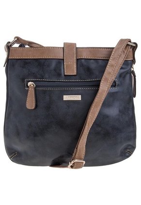 Bolso Manos Libres Negro-Café AMPHORA